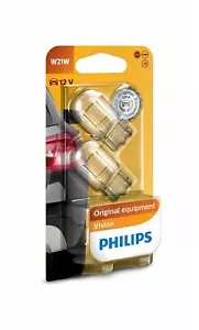 PHILIPS 12065B2 Vision W21W 12V 21W Indicadores Halogenos W3x16d DuoPack - Imagen 1 de 1