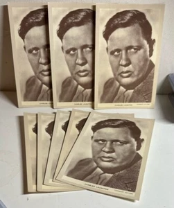 NOSTALGIA POSTCARDS : CELEBRITY POSTCARDS #16 CHARLES LAUGHTON X8 QUASIMODO - Picture 1 of 2