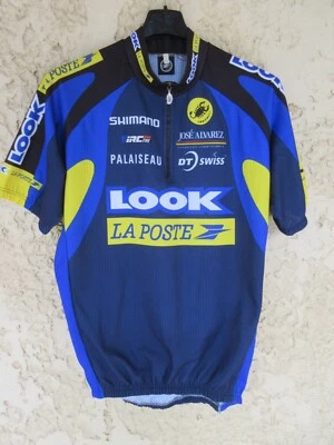 Maillot cycliste LOOK LA POSTE PALAISEAU CASTELLI shirt jersey cycling bleu XL - Photo 1/3