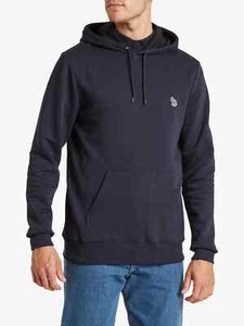 PS PAUL SMITH Mens Organic Cotton Zebra Hoodie In Navy Blue Size S VGC RRP £145! - Picture 1 of 9