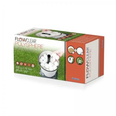 Flowclear Polysphere Filtration Filter Material for Sand Filter Pumps for Intex - Image 1 of 3