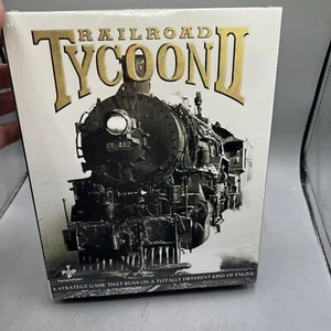 Railroad Tycoon 2 Big Box Pc game Brand New Sealed Vintage - Picture 1 of 15