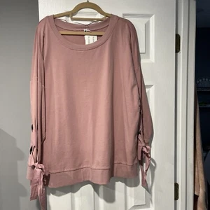 Cable & Gauge Woman Pullover 1X Peony Color Brand New With Tags - Picture 1 of 4