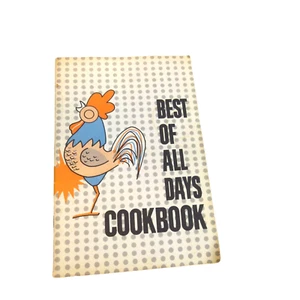 Best of All Days Cookbook Fleishman's Yeast Pillsbury's Flour Blue Bonnet VTG - Picture 1 of 7