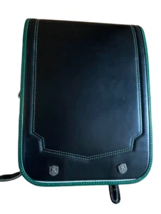 randoseru Japanese school bag backpack Black Green Very Good - Picture 1 of 6