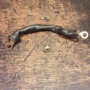 1976 76 1977 77 YAMAHA XS650 XS 650 NEGATIVE BATTERY WIRE - Picture 1 of 11