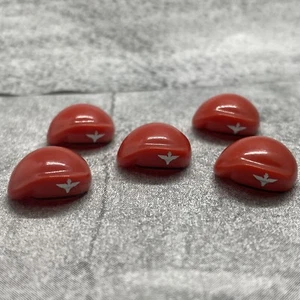 5pack Airborne Beret Blocks Accessories for Minifigures C107046 Red Hat - Picture 1 of 2