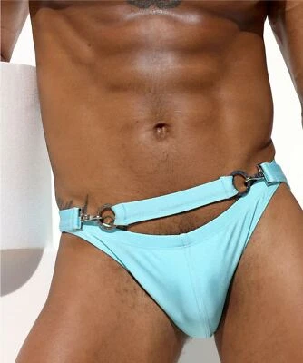 Calzoncillos de natación exclusivos de RUFSKIN TADEU doble cintura Calkini™ Stetchy azul claro 24 Foto 1 de 4