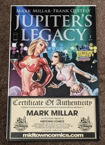 Jupiter's Legacy 1 Midtown EXKLUSIV Cover Echtheitszertifikat signiert Mark Millar - Bild 1 von 3