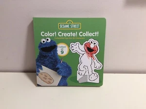 2017 Sesame Street Color! Create! Collect! Kohl's Care Books Pop-Out 3D Book New - Imagen 1 de 3