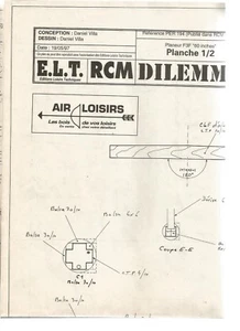 R.C.M  - UNIQUEMENT LE PLAN "DILEMME" - ATTENTION PAS DE REVUE - Picture 1 of 1
