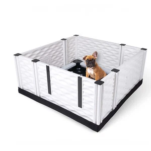 EZwhelp EZclassic 38"x38" Puppy Dog Whelping Box Playpen w/Rails & Liner, Black - Picture 1 of 7