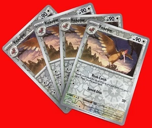 4X Pokemon TCG Fearow 022/165 REVERSE HOLO Scarlet & Violet 151 English NM - Imagen 1 de 2