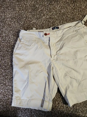 Pantalones Cortos Chinos Clásicos Psycho Bunny Caqui Tostado 9" Entrepierna Para Hombres Talla 36 Foto 1 de 4