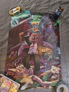 Minecraft Und Dungeons And Dragons Poster Signiert - Bild 1 von 4