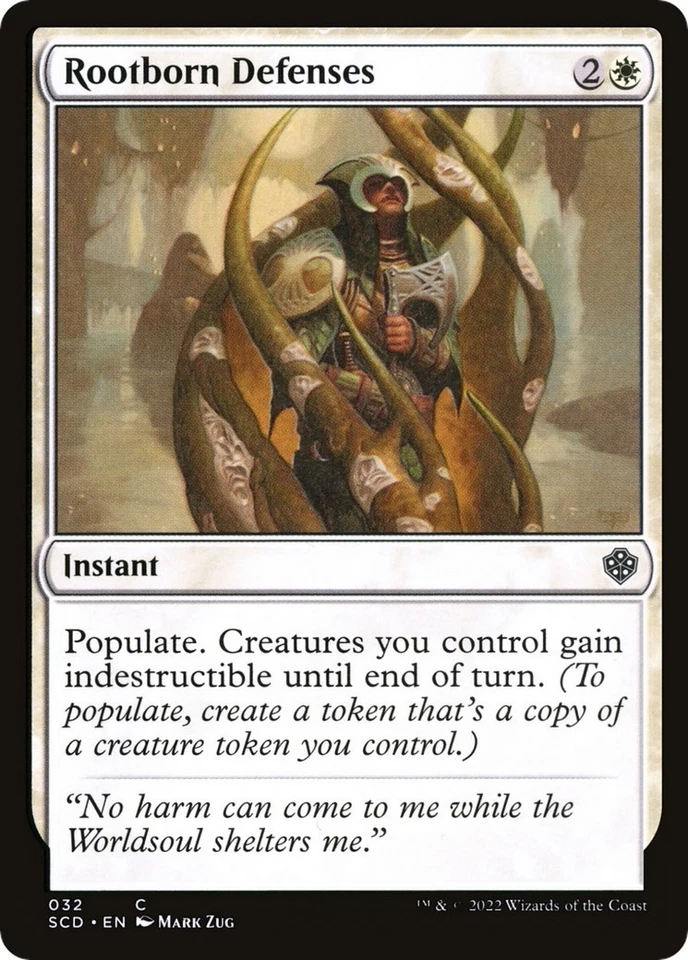 Rootborn Defenses 32 NM Normal Starter Commander Decks MTG EN - Image 1 of 1