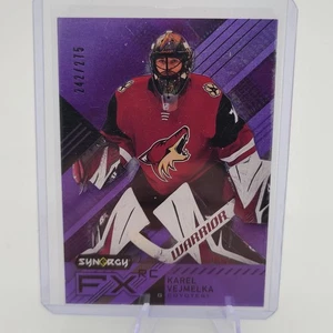 2021-22 Upper Deck Synergy FX Rookies Purple /275 Karel Vejmelka #FXR-KV RC - Bild 1 von 2