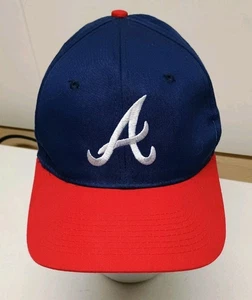 Vintage Annco Atlanta Braves Adjustable Snapback Hat Super Clean Condition - Picture 1 of 6