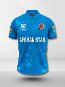 T-20 World Cup 2024 Fan Jersey Afghanistan Cricket Jersey - Picture 1 of 8