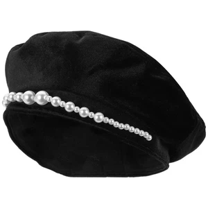 1 Pieza Mujer Todo Combinado Sombrero Elegante Perla Boina Sombrero Moda Mujer Boina Mujer Sombrero - Imagen 1 de 12