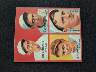 Tarjeta de béisbol 1935 Goudey 4-N-1 # 7D Cochrane / Gehringer / Bridges / Rogel (nuevo) Foto 1 de 3