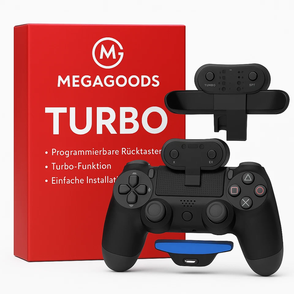 PS4 DualShock Back Button Adapter mit Turbo Funktion DE. - Bild 1 von 4