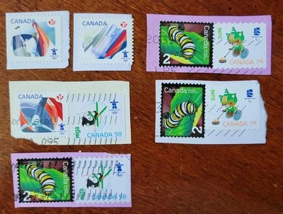 Canada Scott#2299a,2299b,2299c,2308,2309,2328 - 2010 Vancouver Olympics  -USED- - Image 1 of 2