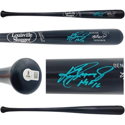 Ken Griffey Jr. Auto Black L Slugger Player Model C271 Swingman Bat HOF 16 BAS - Image 1 of 4