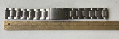 RELIQUIA 20MM DOBLE BLOQUEO TRIPLE CORREA DE RELOJ PLATA 7 1/4" Foto 1 de 4