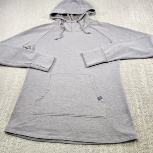 Free Fly Hoodie Women Medium Gray Mustang Bamboo Fleece Lightweight Stretch - Picture 1 of 11