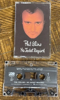 Phil Collins No Jacket Required (Cassette Tape 1985 Atlantic Columbia) FREE SHIP - Image 1 of 3