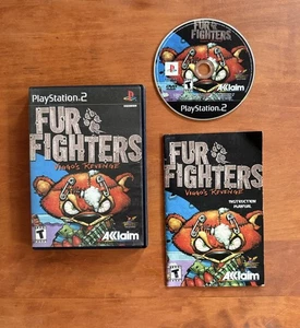Fur Fighters: Viggo's Revenge (PlayStation 2, PS2) Buen Estado CIB Completo Probado - Imagen 1 de 5