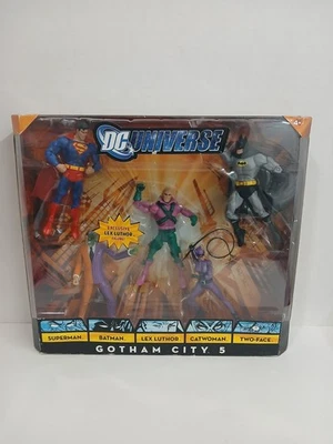 Paquete de 5 figuras de acción DC Universe Gotham City (Mattel 2009) Foto 1 de 4