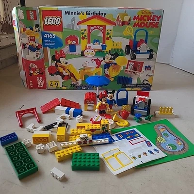 LEGO Mickey Mouse Minnie's Birthday Party Set 4165 Near Complete Sticker Sheet  - Image 1 of 4