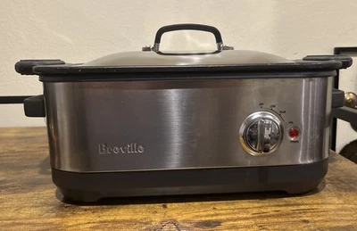 Breville Stainless-Steel 7-Qt. Slow Cooker with EasySear Insert Model BSC560XL - Image 1 of 4