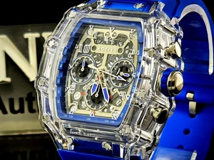 Reloj Activa Circuit X Invicta 44,3 mm con esfera esqueleto material de caja de PC azul - Imagen 1 de 11