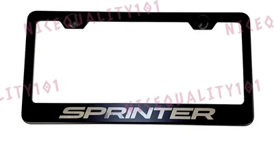 Marco de matrícula de acero inoxidable Sprinter Mercedes Benz grabado con láser Foto 1 de 4