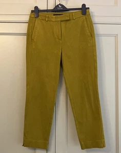 M&S Collection trousers women’s size 10 short eu38 ‘winter lime’ pockets stretch - Picture 1 of 10