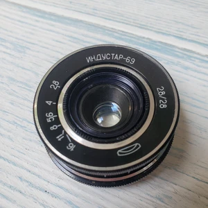 INDUSTAR-69 M39 28mm f/2.8 Wide Angle Pancake (lens for Chaika). - Picture 1 of 22