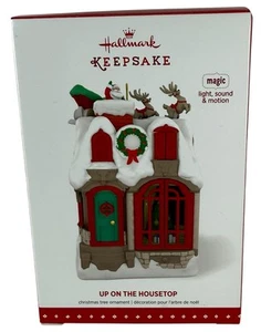 NIB Up On the Housetop Magic Hallmark Keepsake Ornament 2015 QG01317 Santa Claus - Picture 1 of 7