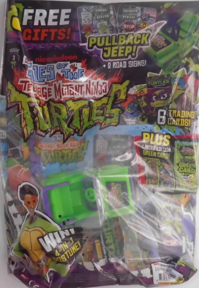 Tales of The Teenage Mutant Ninja Turtles magazine #3 2025 + Pullback Jeep