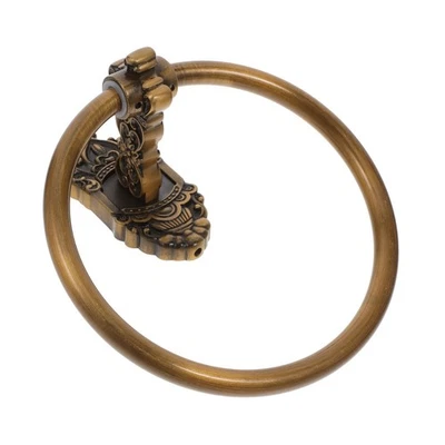  Portasciugamani rotondo in stile europeo Portasciugamani da bagno in alluminio - Immagine 1 di 4