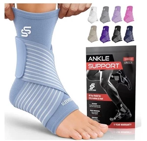 SS Sleeve Star Knöchelbandage für verstauchten Knöchel hellblau Gr. M - Bild 1 von 8