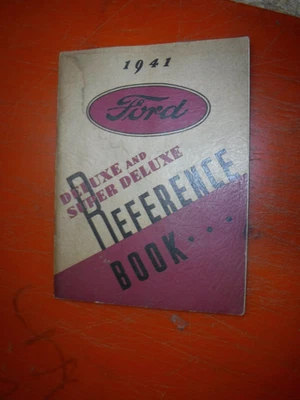 Ford Deluxe Super Deluxe 1941 libro de referencia manual del operador de colección del propietario Foto 1 de 4