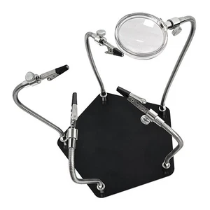 Adaptable Soldering Station with Insulated Clips and Sturdy Base for Projects - Picture 1 of 10