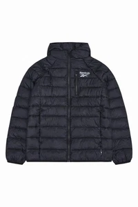 Reebok Mens Puffer Jacket Glacier Shield Jacket Black - Picture 1 of 8