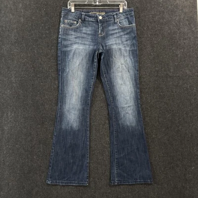 American Eagle Jeans Women's 10 Regular Hipster Bootcut Low Rise Stretch Denim - Image 1 of 4