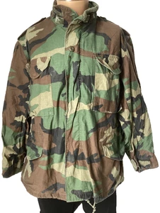 Coat Cold Weather M-65 BDU Field, Camouflage Pattern, Medium Short (82) - Picture 1 of 7