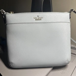 Kate Spade New York Crossbody Purse; Celestial Blue Zip Genuine Leather. - Picture 1 of 7