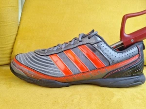 Adidas Adi5 XvsX (indoor Non Marking) Soccer Turf Trainers Gray Orange sz 7.5 - Picture 1 of 20